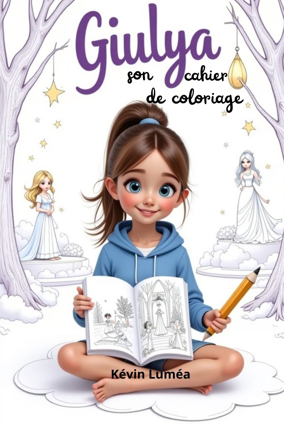 Giulya – Son Cahier de Coloriage Inspiré des Histoires Magiques: Livre de coloriage pour enfants : développe la créativité, la concentration, et accompagne l’univers de Giulya (dès 6 ans)