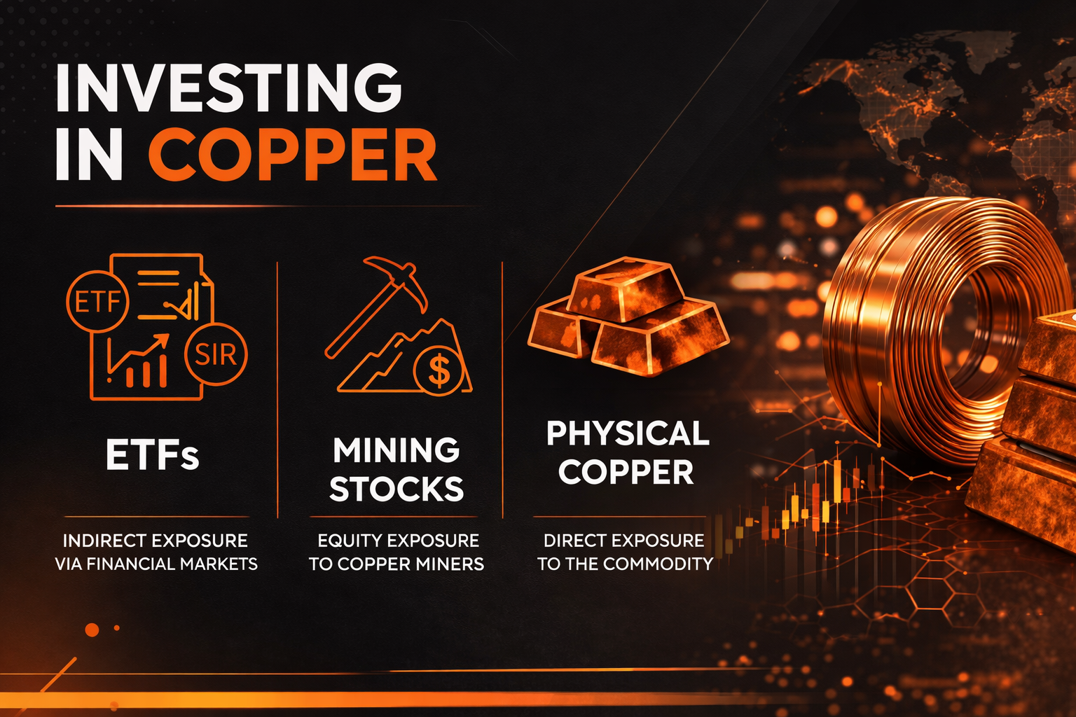 How to Invest in Copper: Physical Copper vs ETFs vs Mining Stocks