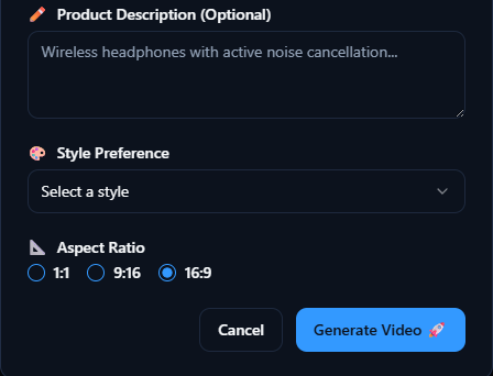 Step 2: Describe Scene