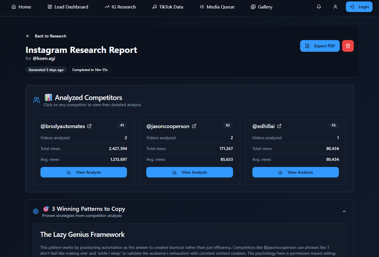 Step 4: Review Insights & Export Results