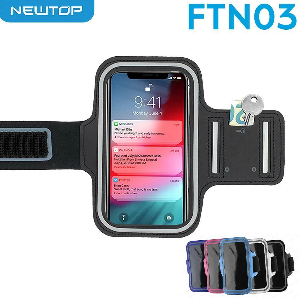 FASCIA DA BRACCIO UNIVERSALE SPORT PER SMARTPHONE TOUCH SCREEN CORSA 5.0" - 6.0"