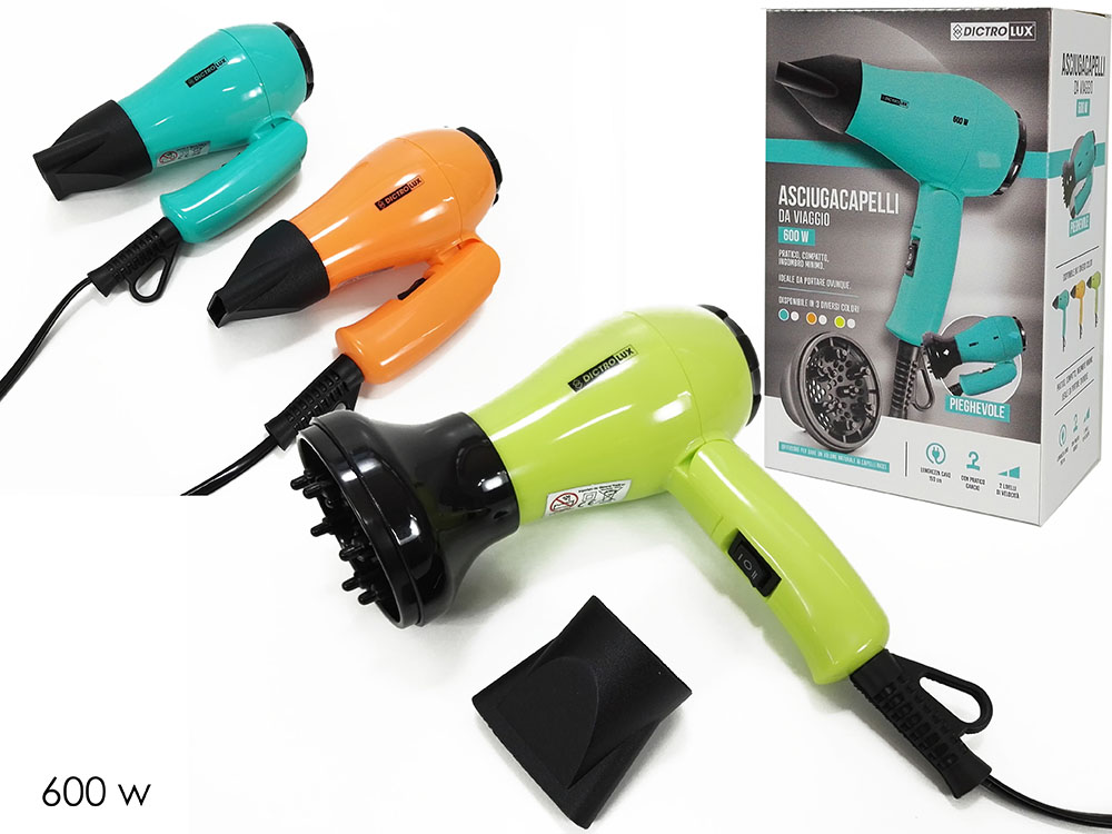 PHON DA VIAGGIO PIEGHEVOLE CON DIFFUSORE 600W