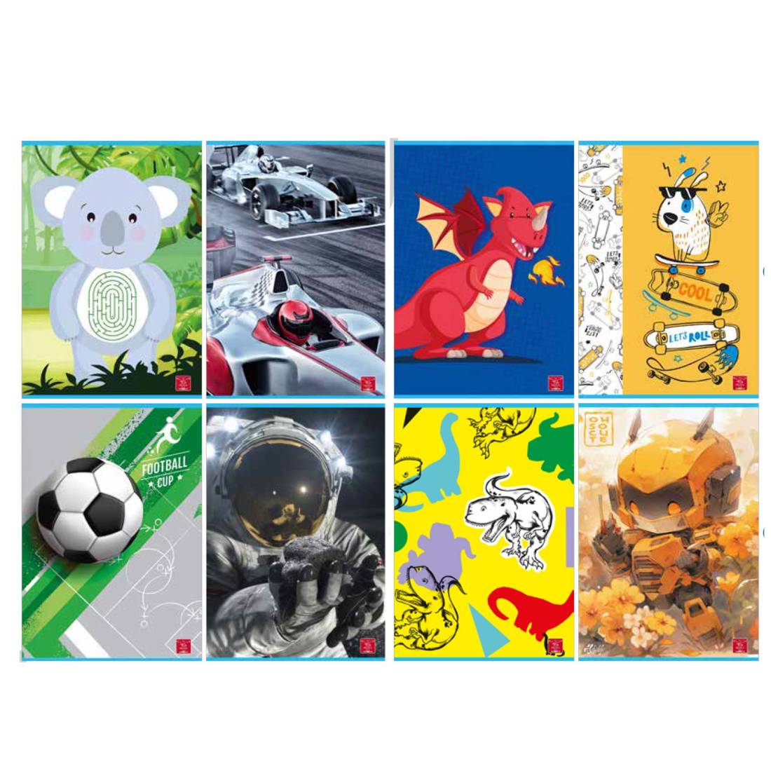 Quaderno a righe 3 elementare copertine casuali