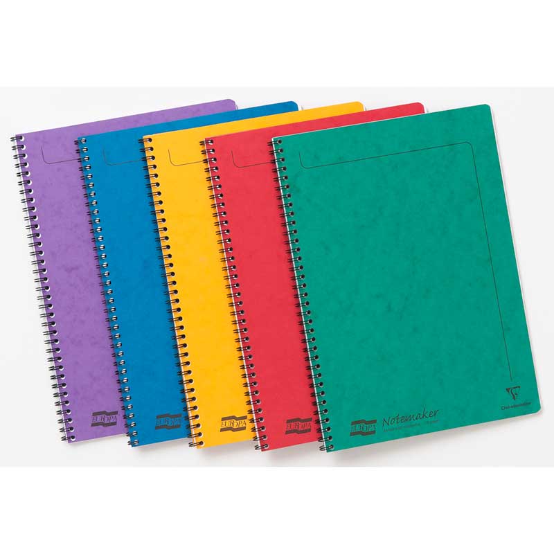 Quaderno Europa Wiro formato A4 - righe colori assortiti