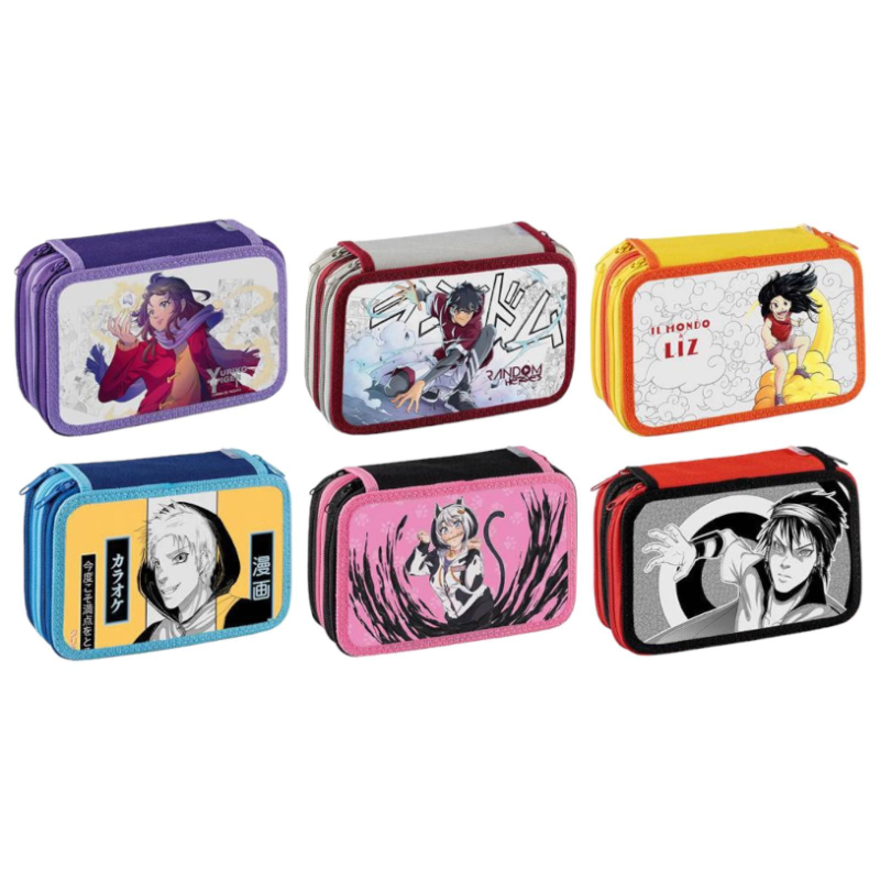 Favorit Astuccio 3 zip Manga