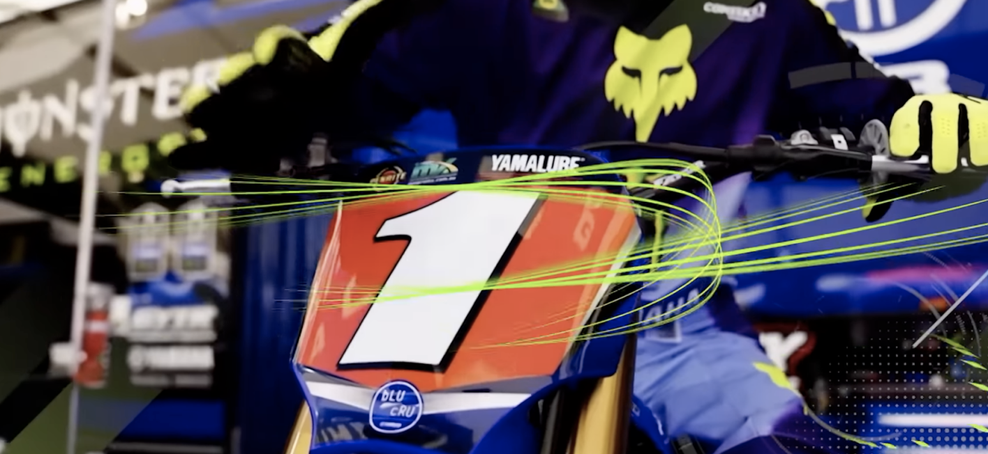 Motocross race banner