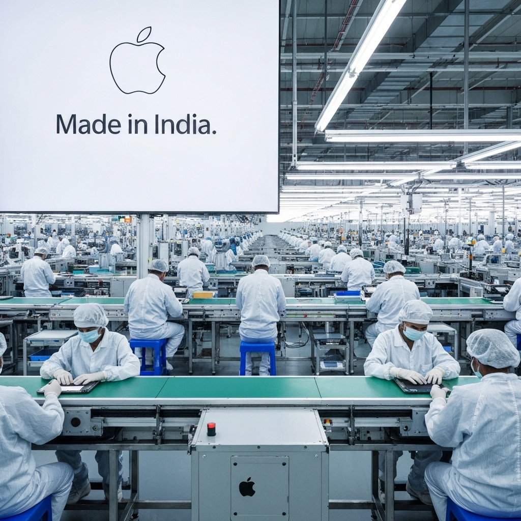 Apple Kurangi Ketergantungan China: iPhone 17 Diproduksi di India!