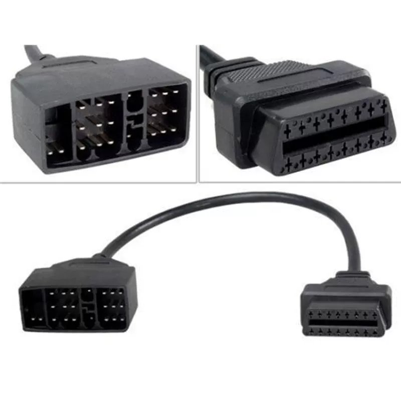 Cable Adaptateur Diagnostic OBD2 16 Broches vers TOYOTA 22 Broches (Toyota 22Pin to OBD2) — visuel 3