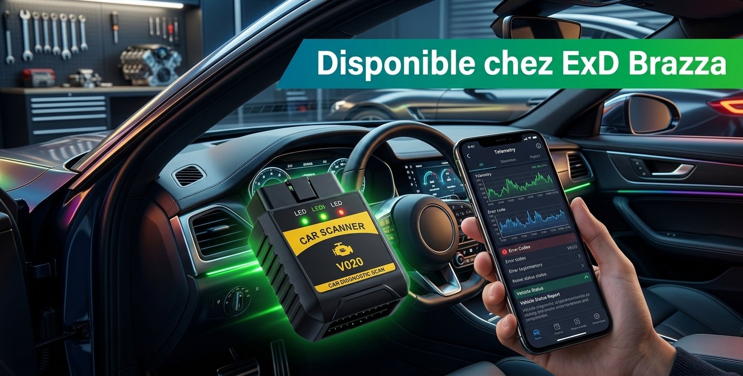 Scanner Diagnostic Sans Fil AutoScan V020 – Bluetooth OBD2 — visuel 1