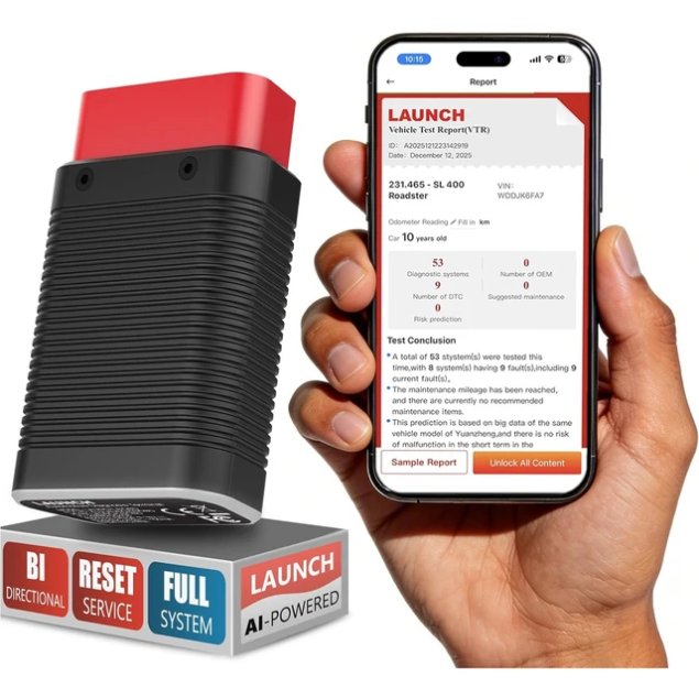 Scanner Diagnostic Automobile LAUNCH AIOBD™ – Bluetooth & Analyse IA — visuel 2