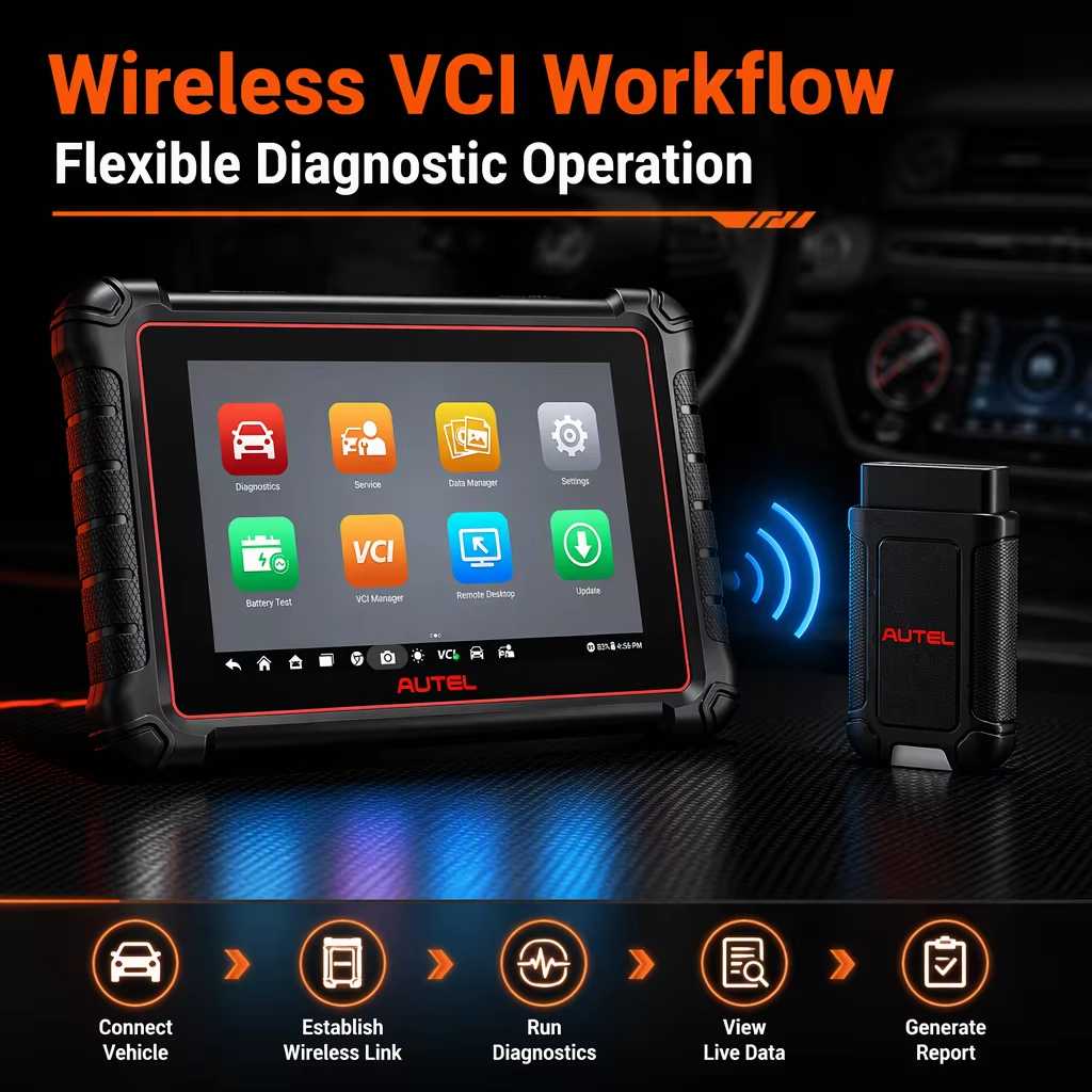 Autel MaxiCOM MK900BT MK900-BT Bidirectional Diagnostic Scanner — visuel 2