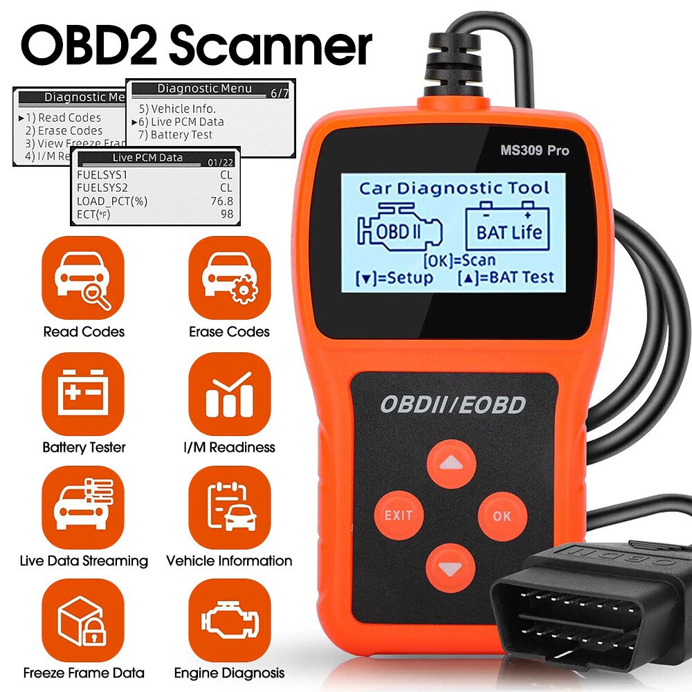 Diagbox MS309 Pro Scanner OBD2 | Diagnostic Auto Congo