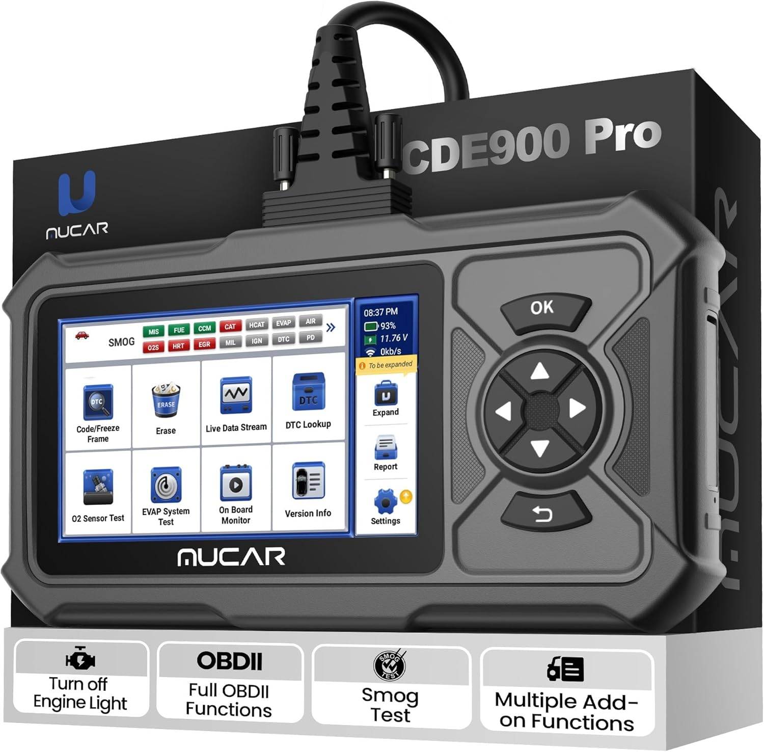MUCAR CDE900 Pro OBD2: Scanner Diagnostic Auto Complet pour le Congo