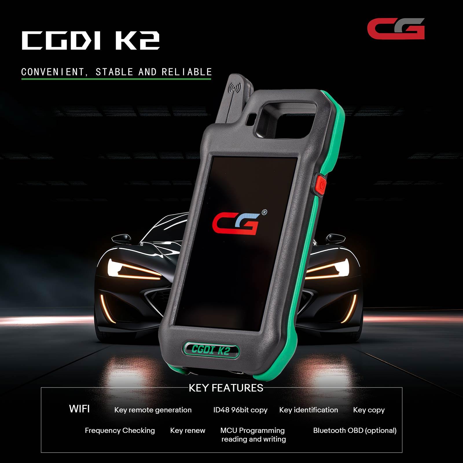 CGDI K2: Programmation et Clonage de Clés Auto au Congo