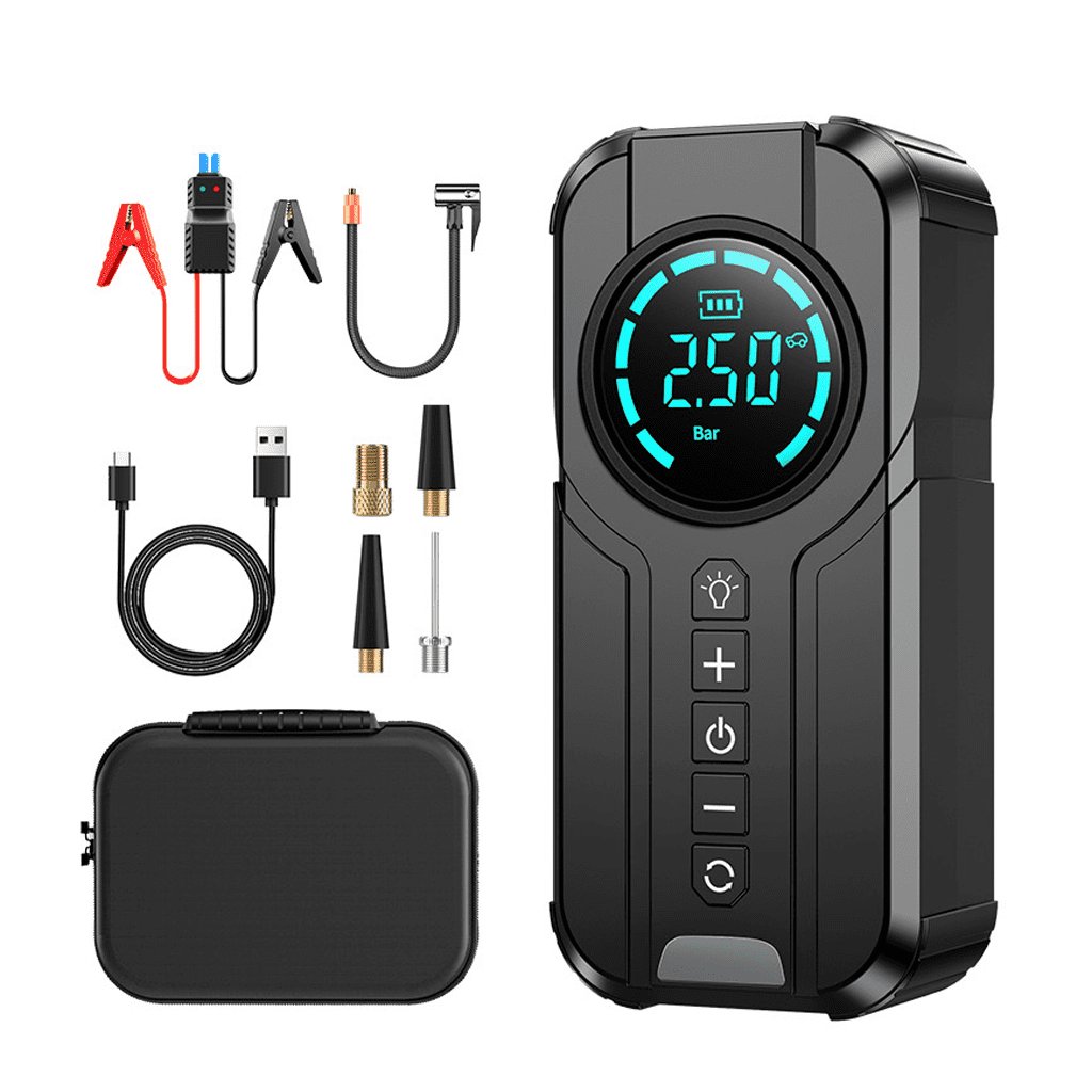 Démarreur Booster 4-en-1 & Gonfleur Pneu Auto | Congo