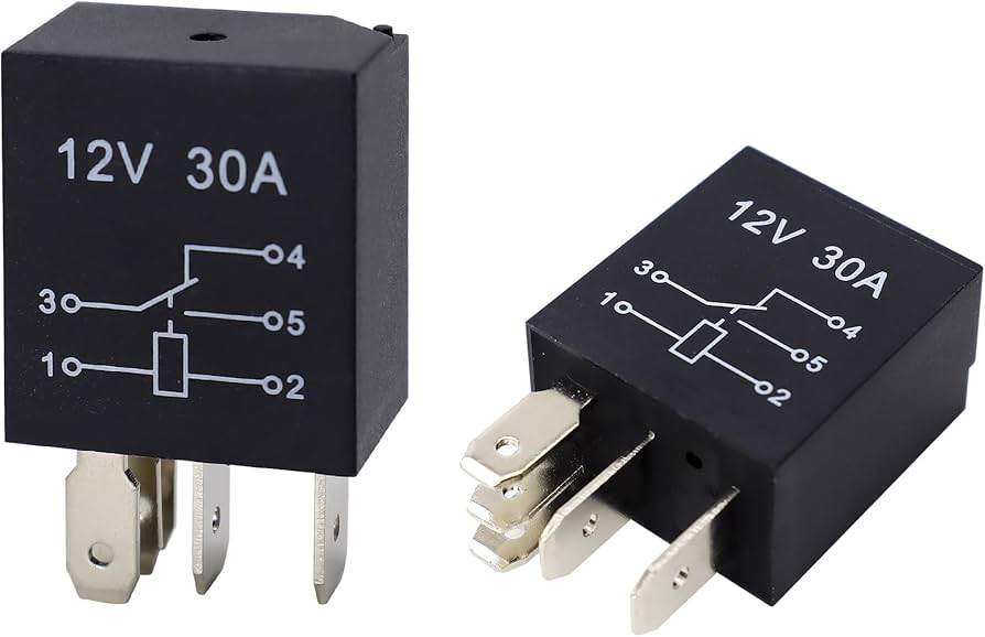 Relais Auto Micro 12V 30A 4 Broches Standard - ExpertDiag Congo