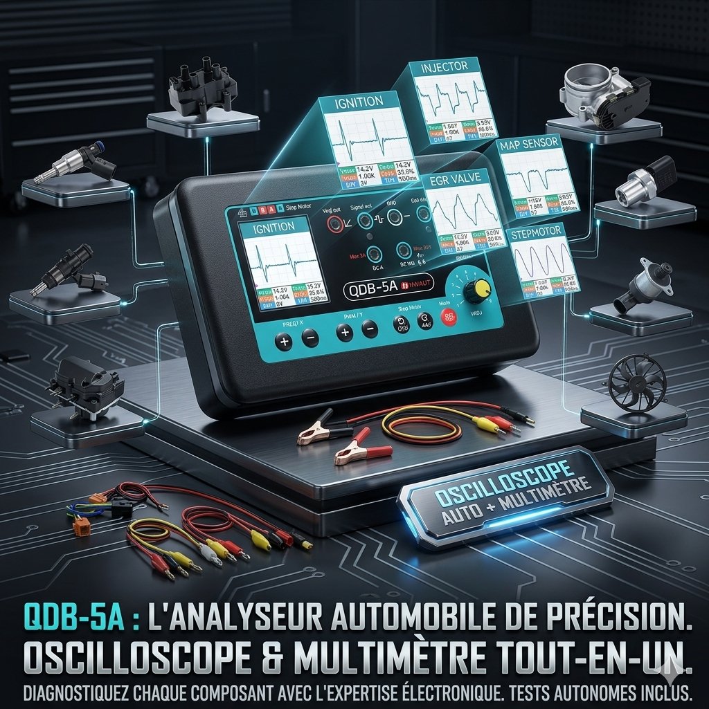 Oscilloscope Multimètre QDB-5A pour Diagnostic Auto au Congo
