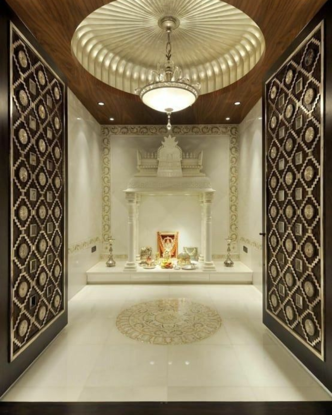 Modern pooja room design 1