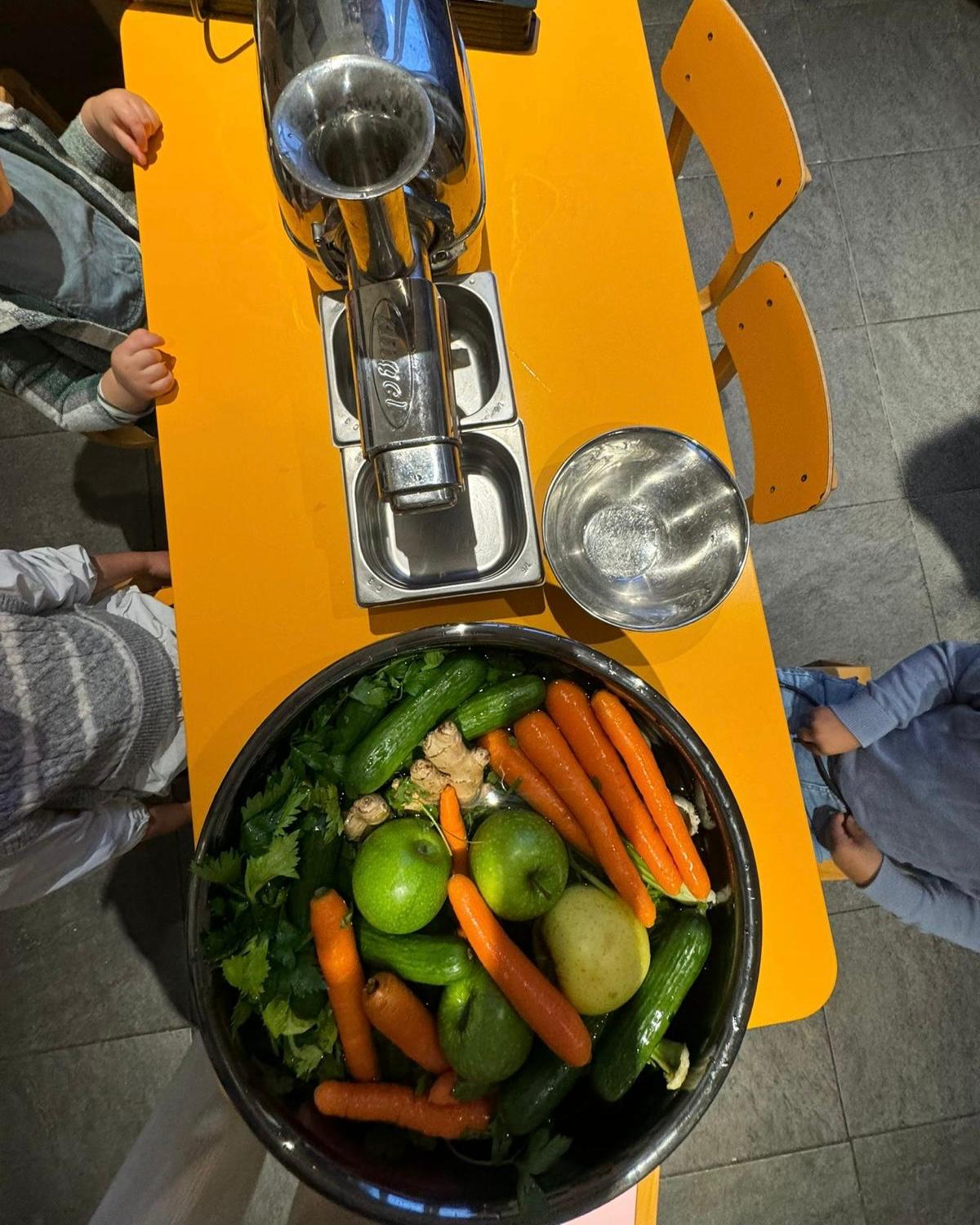 A moment of life at the daycare.