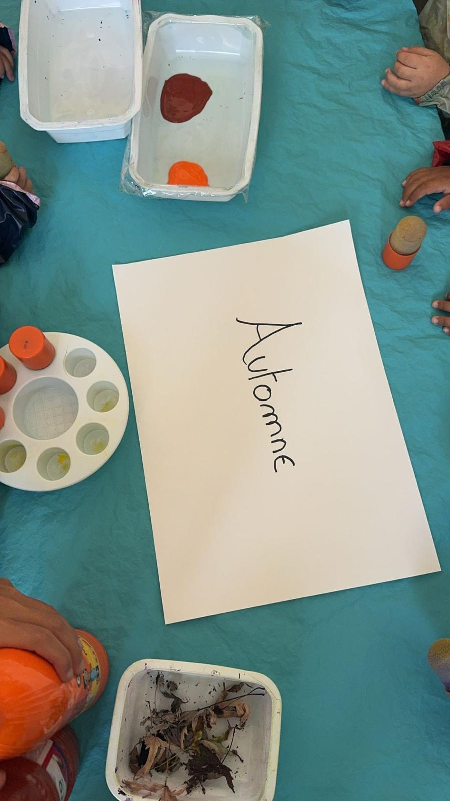 A moment of life at the daycare.