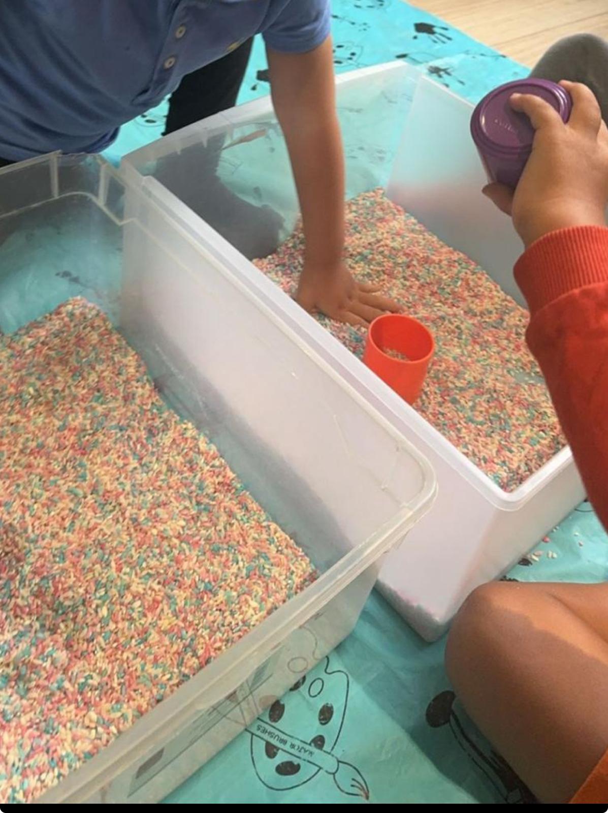 A moment of life at the daycare.