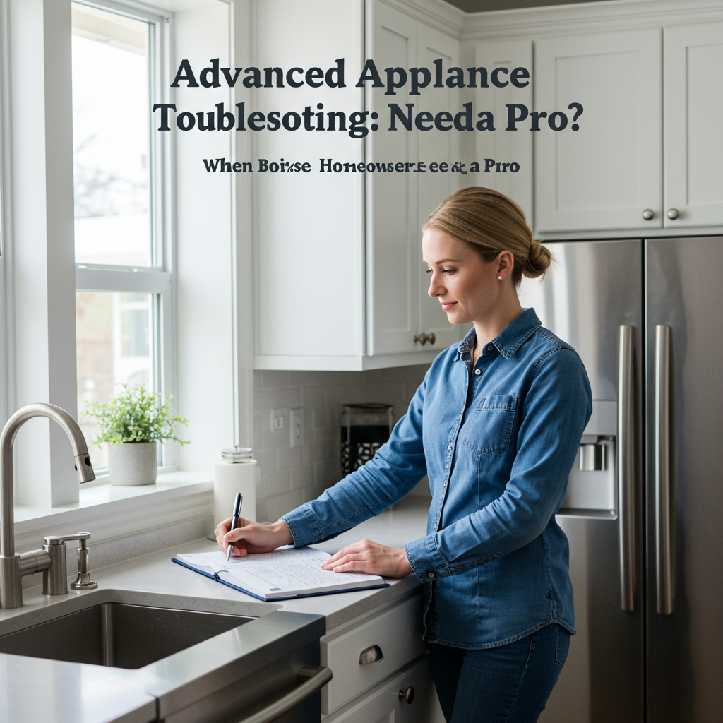 Advanced Appliance Troubleshooting: When Boise Homeowners Need a Pro