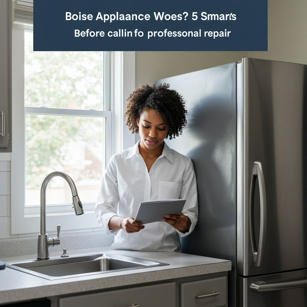 Boise Appliance Woes? 5 Smart Checks Before Calling for Professional Repair