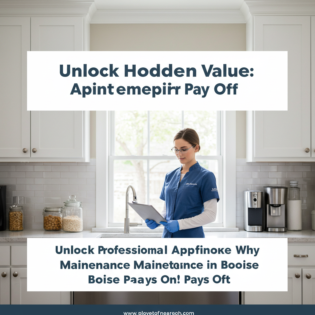 Unlock Hidden Value: Why Professional Appliance Maintenance in Boise Pays Off
