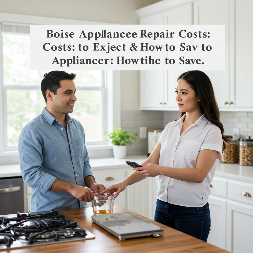 Boise Appliance Repair Costs: What to Expect & How to Save