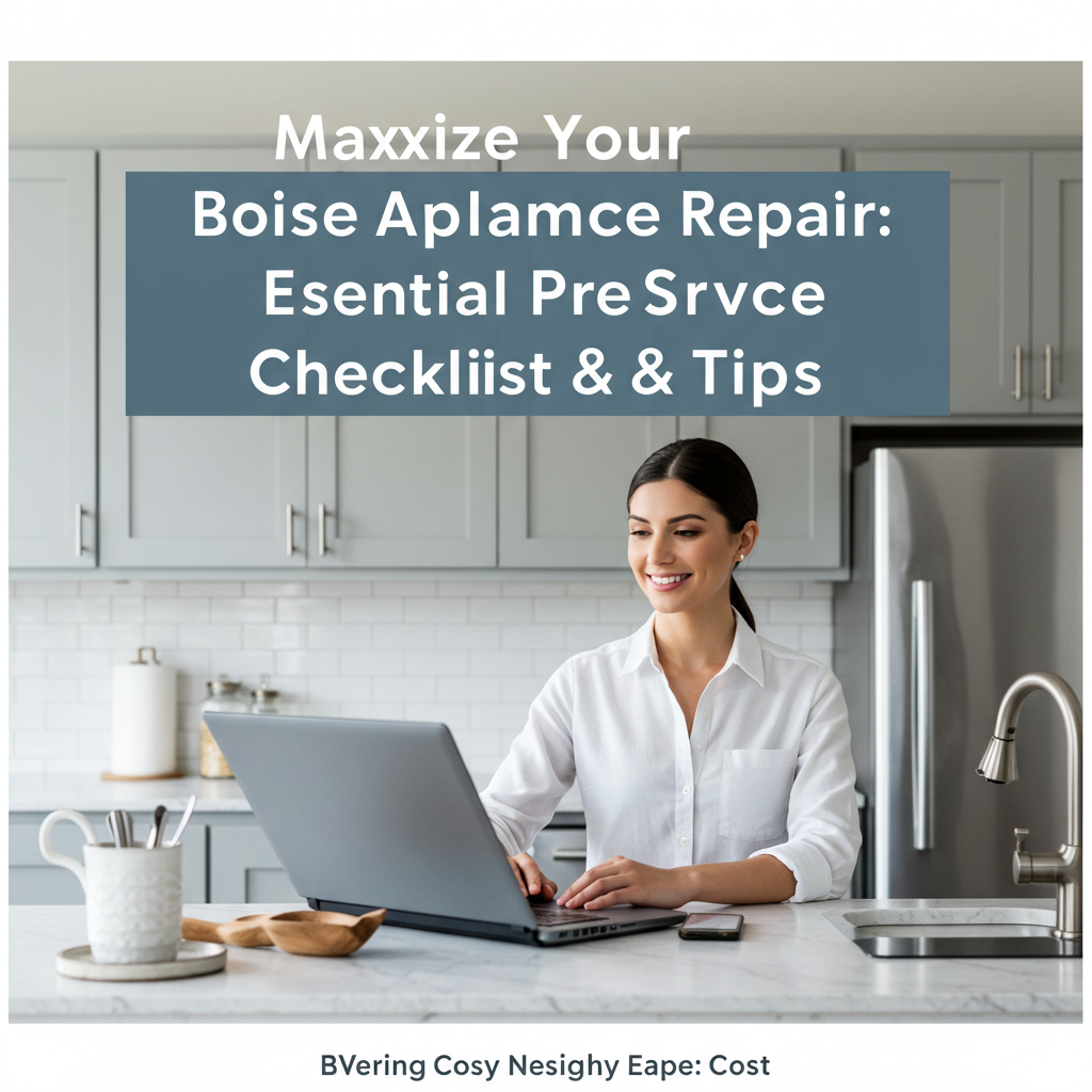 Maximize Your Boise Appliance Repair: Essential Pre-Service Checklist & Tips