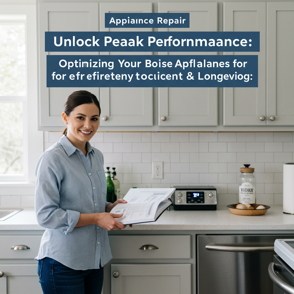 Unlock Peak Performance: Optimizing Your Boise Appliances for Efficiency & Longevity