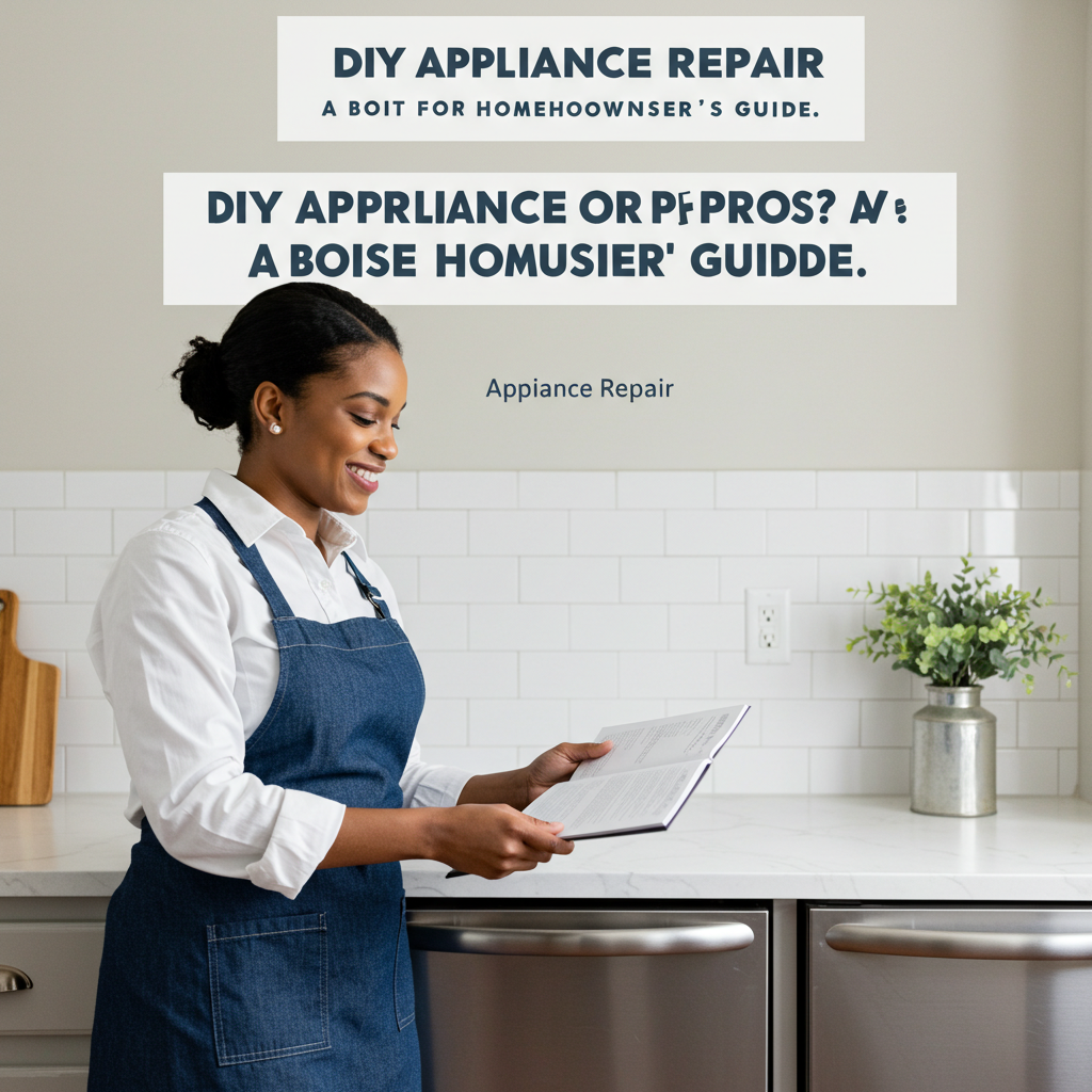 DIY Appliance Repair or Call the Pros? A Boise Homeowner's Guide