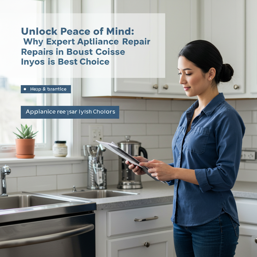 Unlock Peace of Mind: Why Expert Appliance Repair in Boise is Your Best Choice