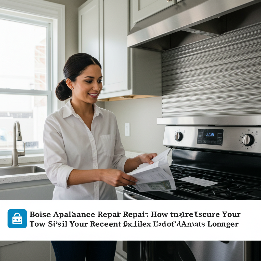 Boise Appliance Repair: How to Ensure Your Recent Fix Lasts Longer