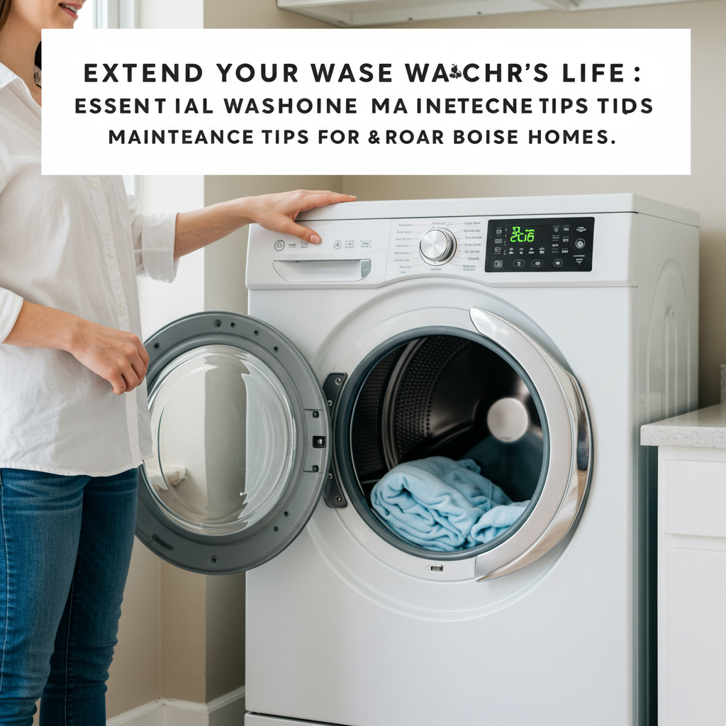 Extend Your Washer's Life: Essential Washing Machine Maintenance Tips for Boise Homes