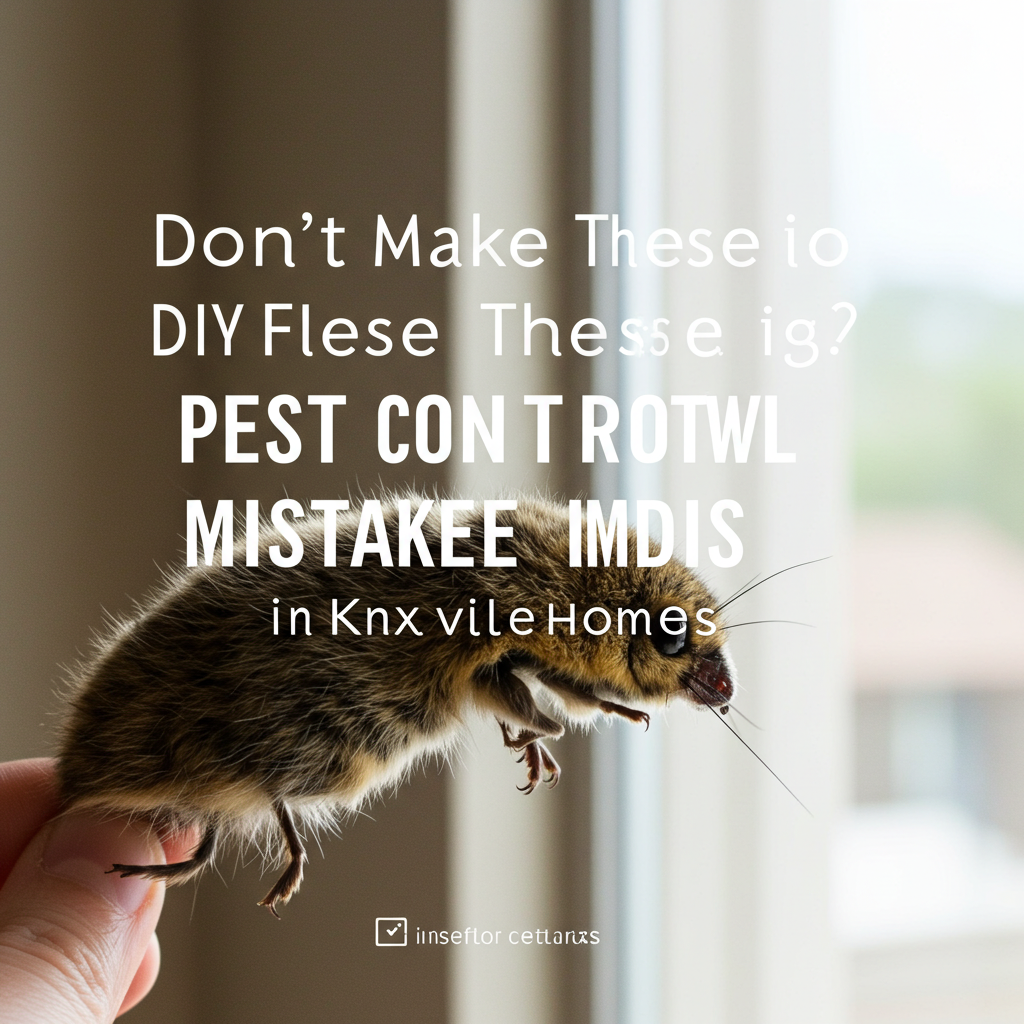 Don't Make These DIY Pest Control Mistakes in Knoxville Homes
