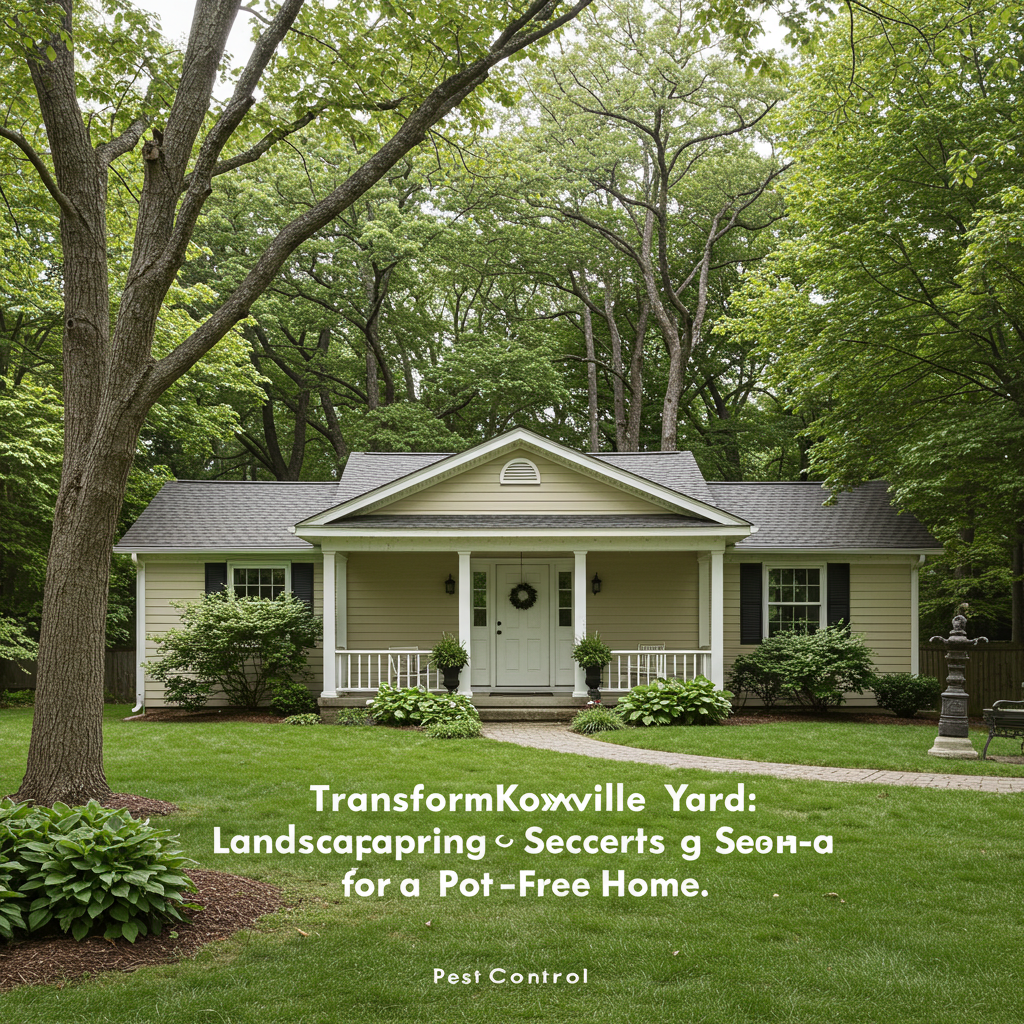Transform Your Knoxville Yard: Landscaping Secrets for a Pest-Free Home