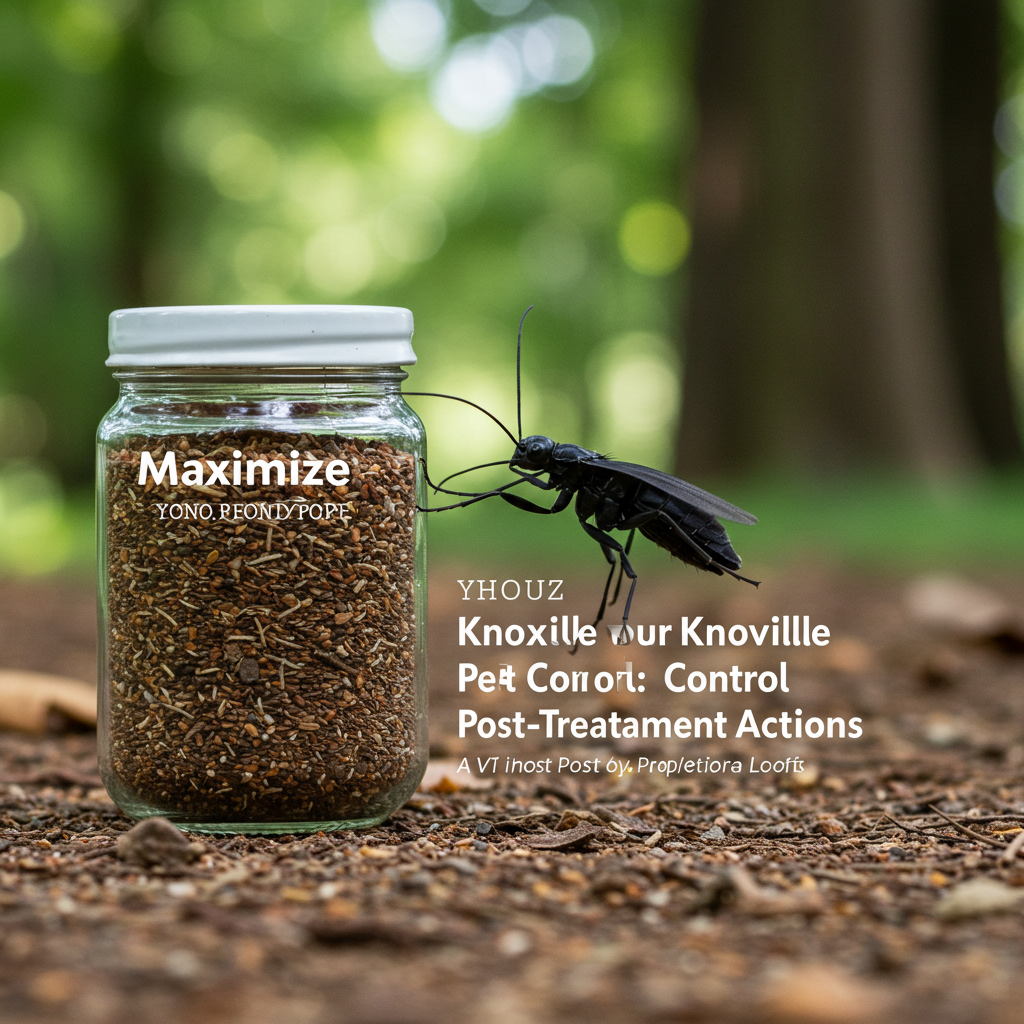 Maximize Your Knoxville Pest Control: Essential Post-Treatment Actions