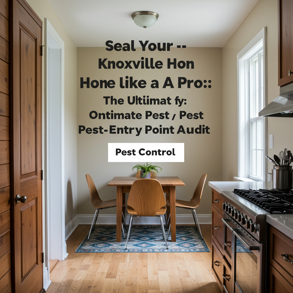 Seal Your Knoxville Home Like a Pro: The Ultimate Pest Entry Point Audit