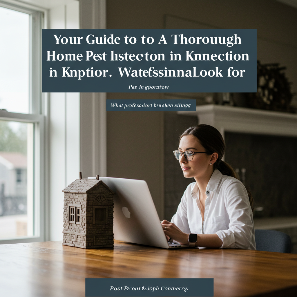 Your Guide to a Thorough Home Pest Inspection in Knoxville: What Professionals Look For