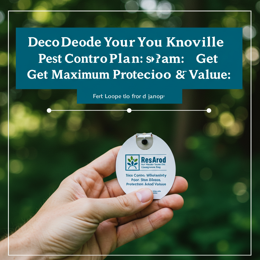 Decode Your Knoxville Pest Control Plan: Get Maximum Protection & Value