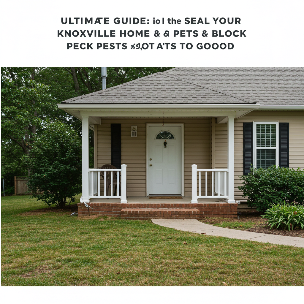 Ultimate Guide: Seal Your Knoxville Home & Block Pests for Good