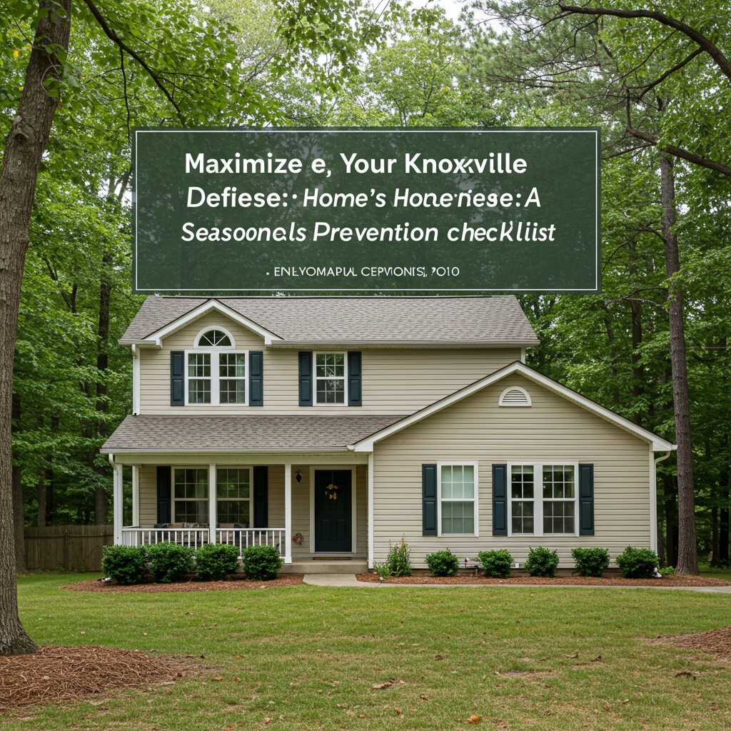 Maximize Your Knoxville Home's Defense: A Seasonal Pest Prevention Checklist
