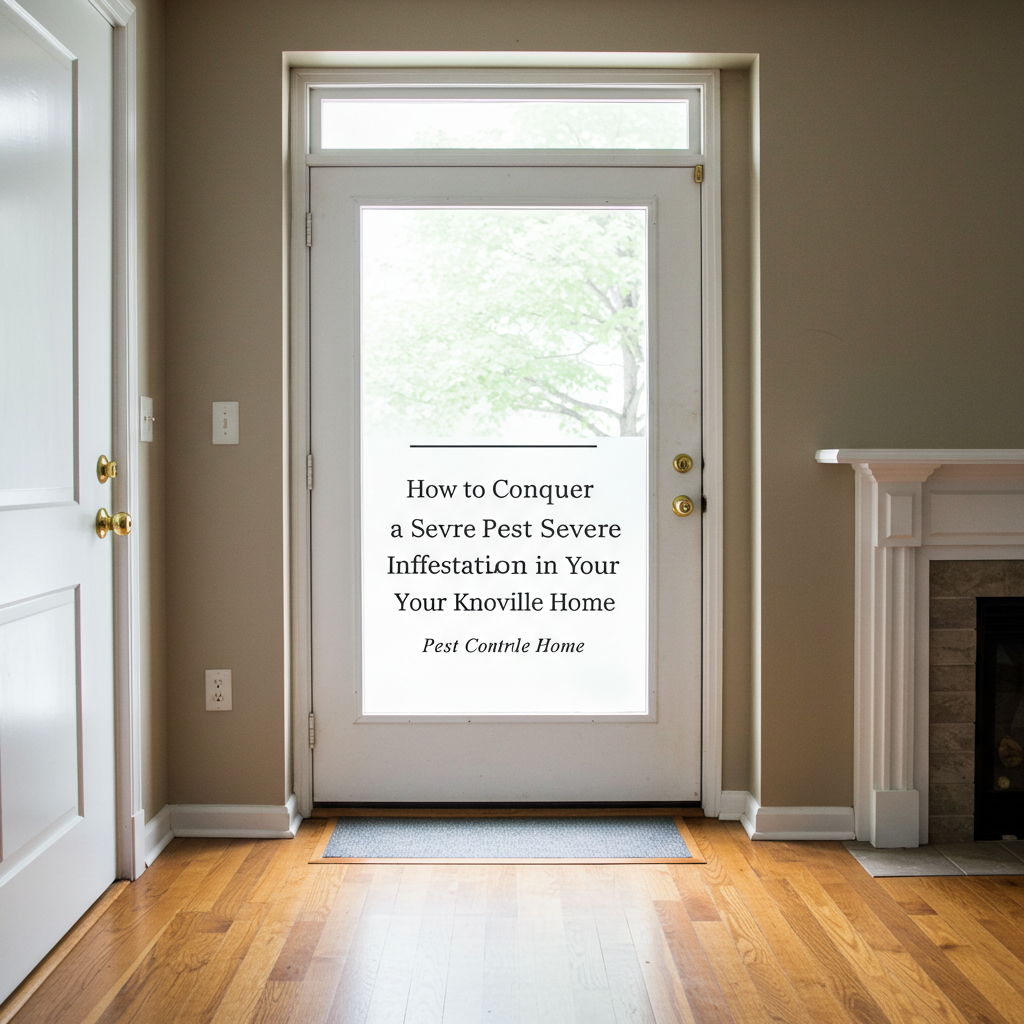 How to Conquer a Severe Pest Infestation in Your Knoxville Home