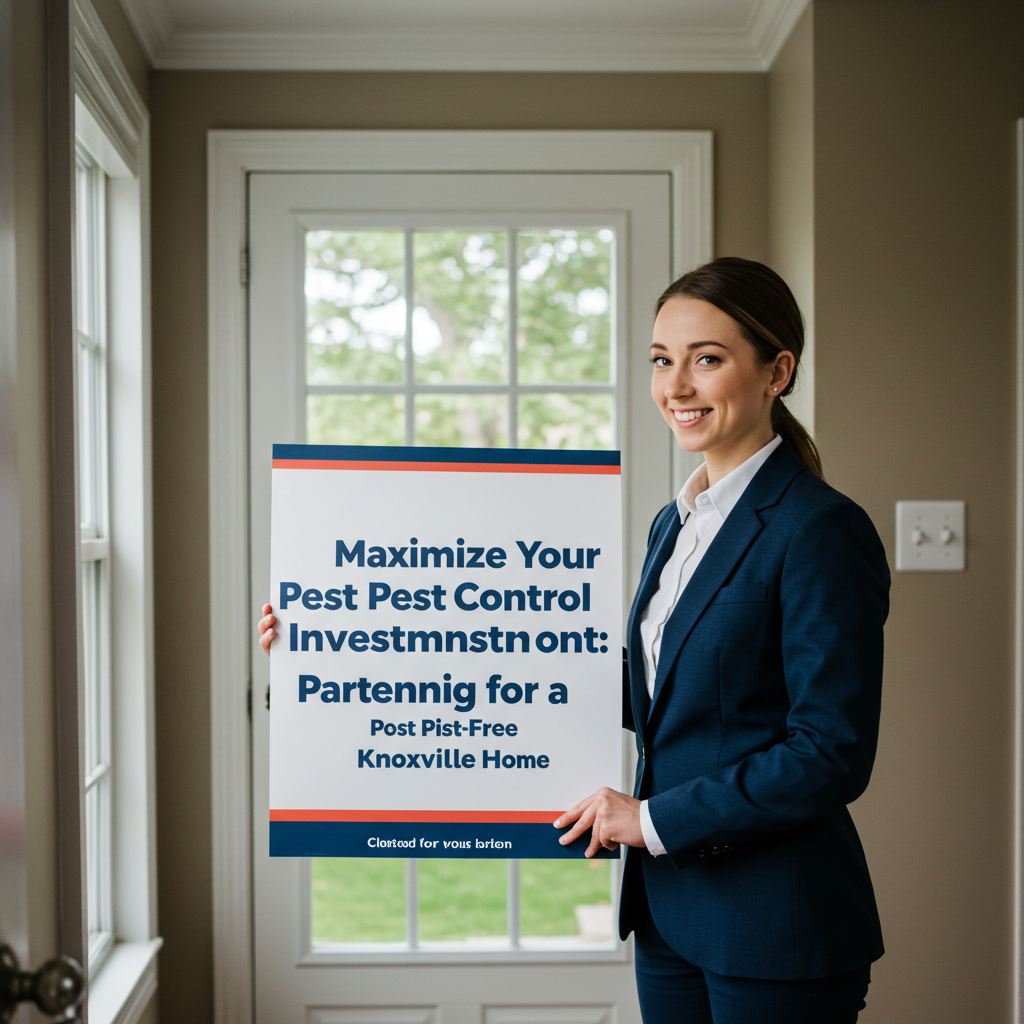 Maximize Your Pest Control Investment: Partnering for a Pest-Free Knoxville Home