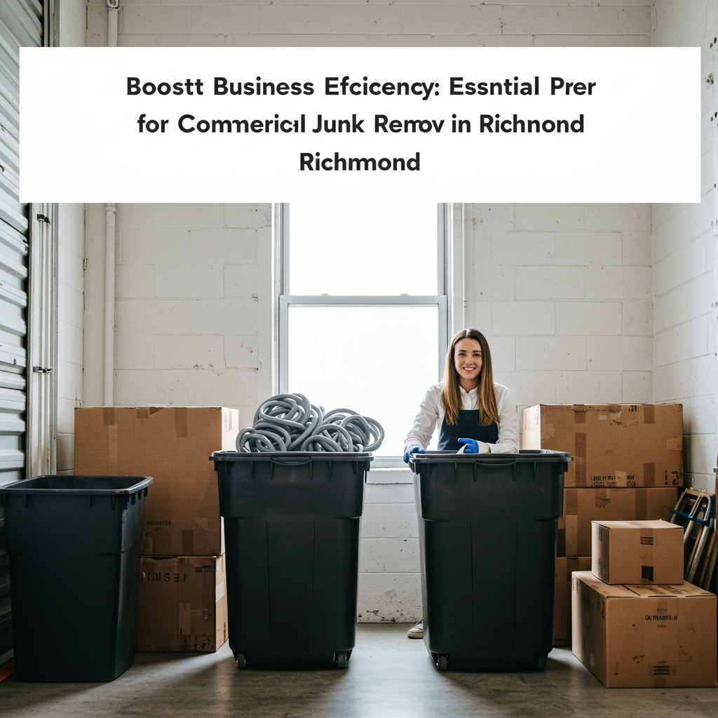Boost Business Efficiency: Essential Prep for Commercial Junk Removal in Richmond