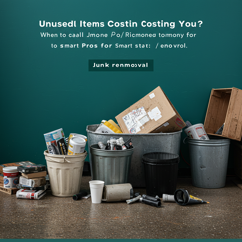 Unused Items Costing You? When to Call Richmond Junk Pros for Smart Removal