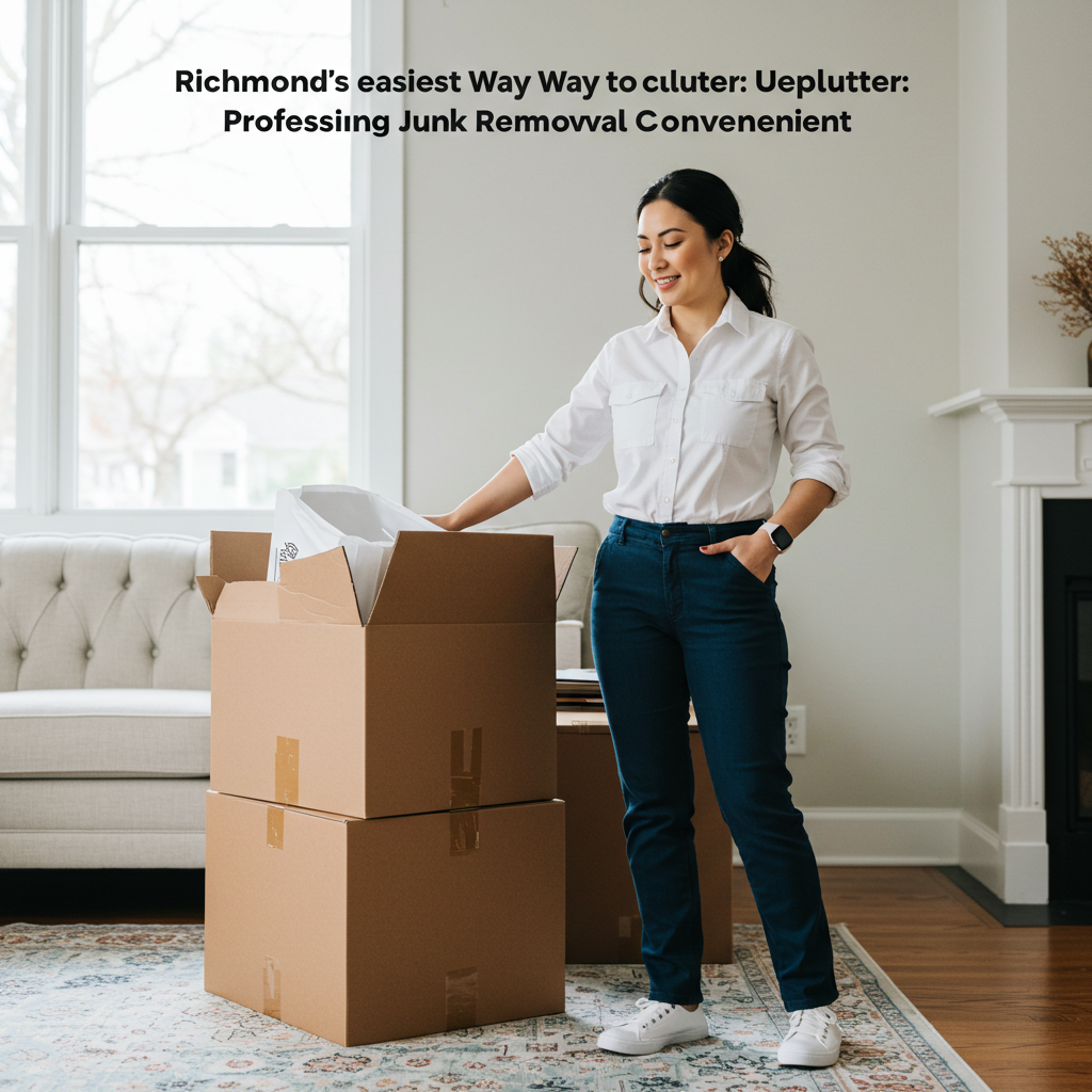 Richmond's Easiest Way to Declutter: Unpacking Professional Junk Removal Convenience