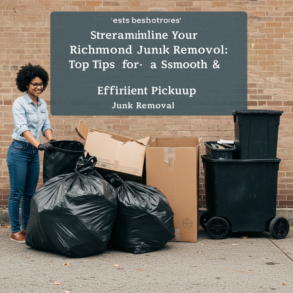 Streamline Your Richmond Junk Removal: Top Tips for a Smooth & Efficient Pickup