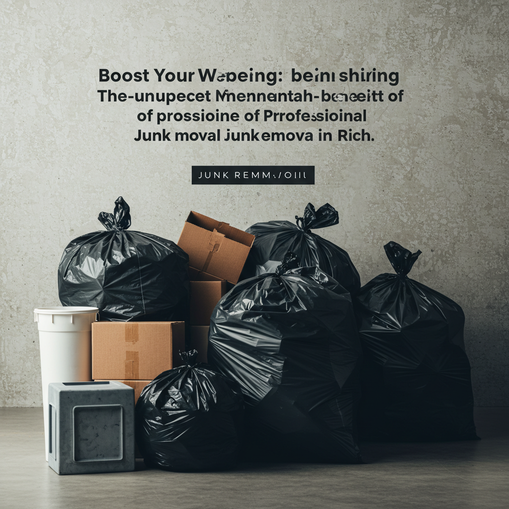 Boost Your Well-being: The Unexpected Mental Health Benefits of Professional Junk Removal in Richmond